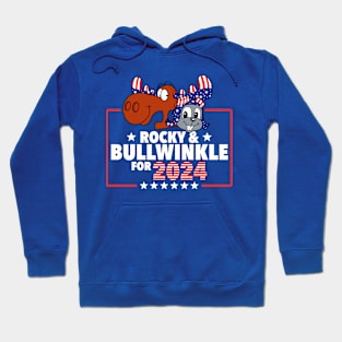 Rocky & Bullwinkle for Presidents 2024 Hoodie